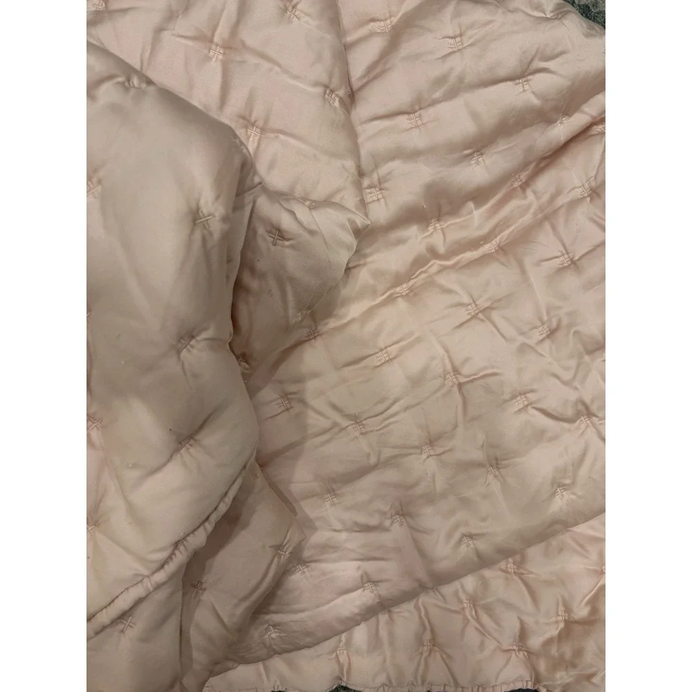 Pottery Barn Dream Super plush Comforter Full/Queen dusty pink cloud NO shams